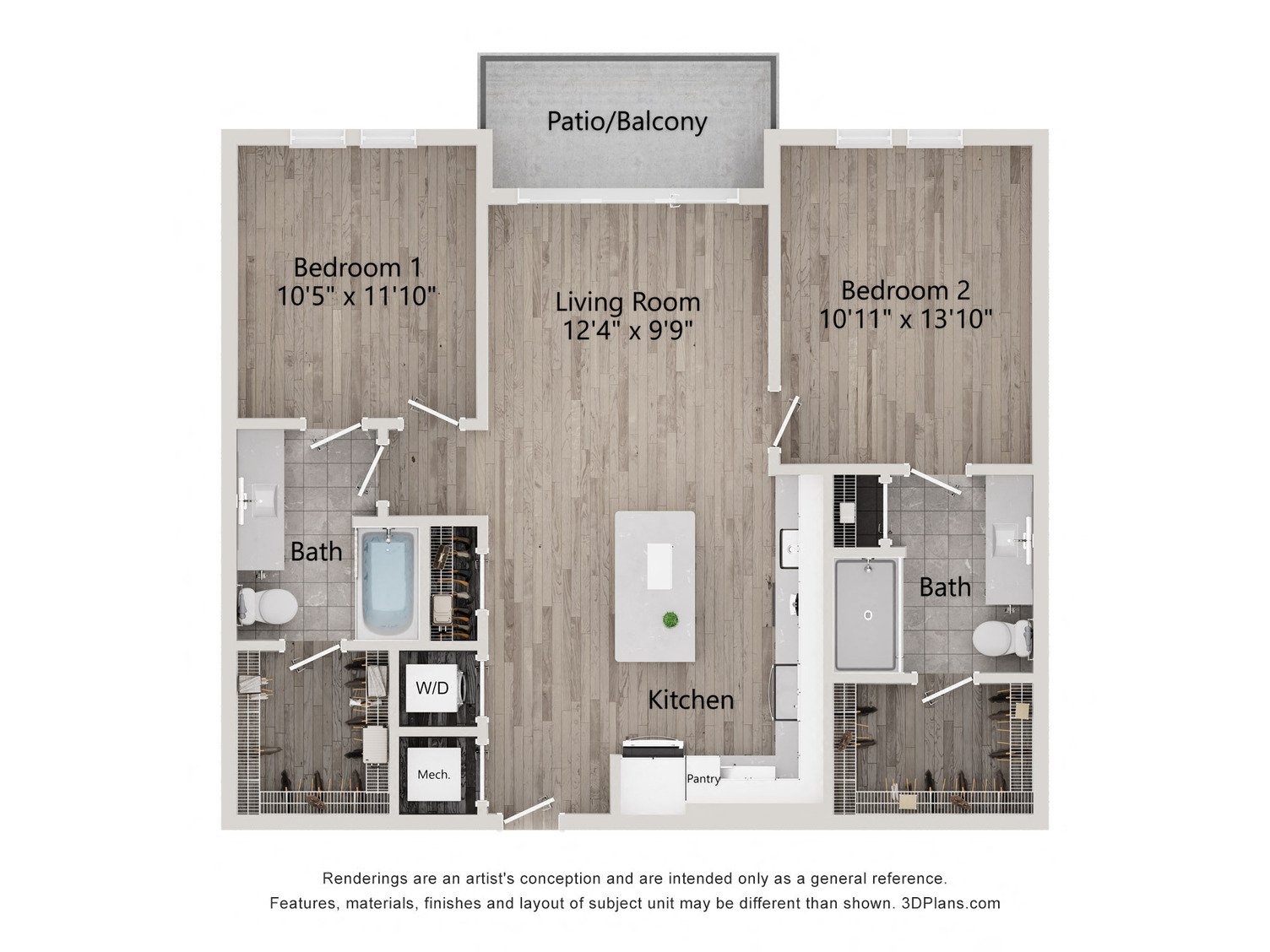 Floor Plan Image of Apartment Apt 0027